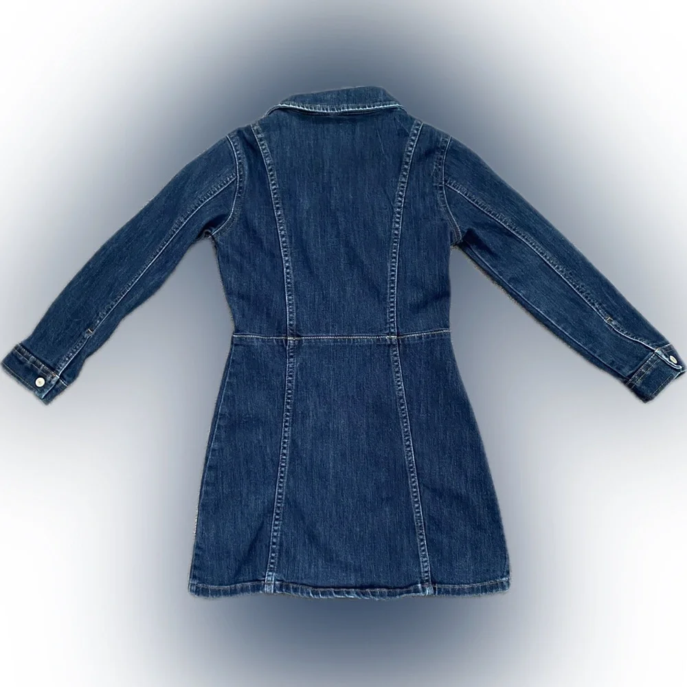 GAP Kids Denim Shirt Dress - Size Small Regular - EUC